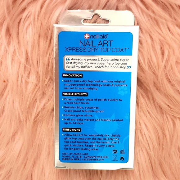 New Listing!! Brand New NAIL-AID NAIL ART XPRESS DRY TOP COAT - Picture 2 of 3